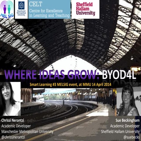 Where ideas are born: BYOD4L MELSIG Smart Learning #3 contribution by Chrissi...