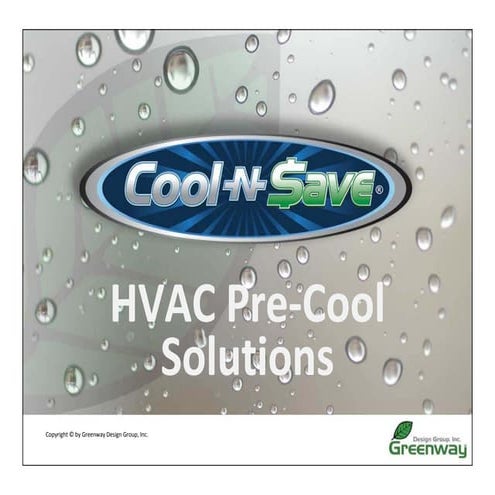 CoolnSave Technology For Commercial and Residential | PDF