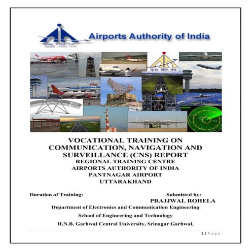 CNS department industrial training report