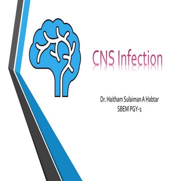 peripheral and CNS infection | PPTX