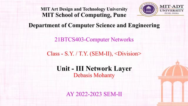 Computer Networks _Unit 3_Final templete .pptx