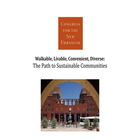 CNU Sustainable Communities 