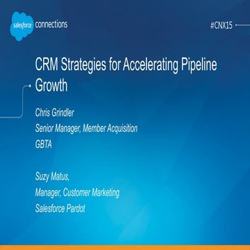 CRM Strategies for Accelerating B2B Pipeline Growth
