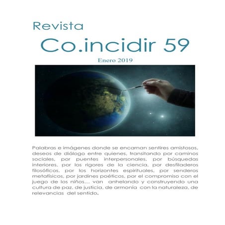 Co.incidir 59 enero 2019 