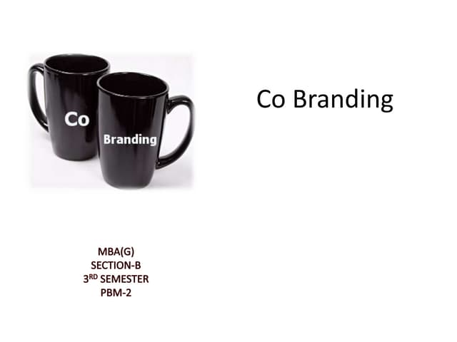 Co branding