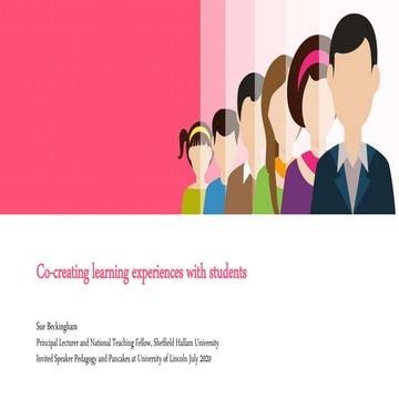 Co creating learning experiences with students