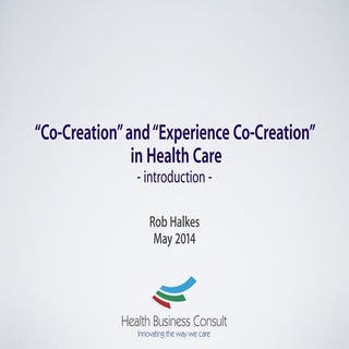 "Co-creation" and "Experience Co-Cr...