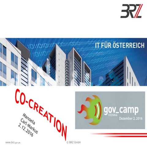 GovCamp 2016 - Co-Creation
