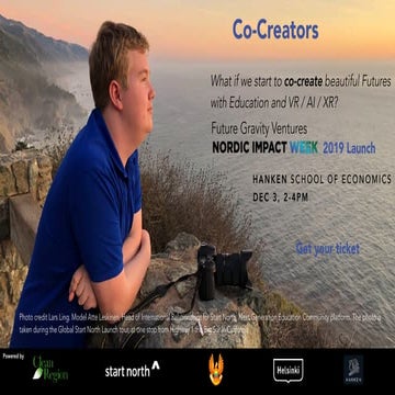 Meet our Co creators for future gravity ventures niw slush launch  2019