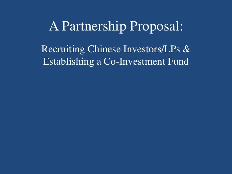 Co investment fund