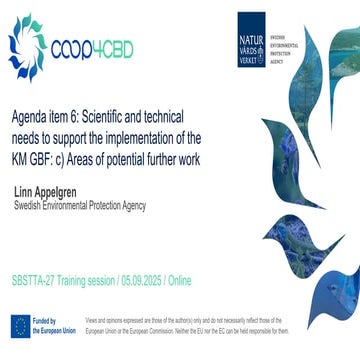 CO-OP4CBD Presentation on Agenda Item 6C