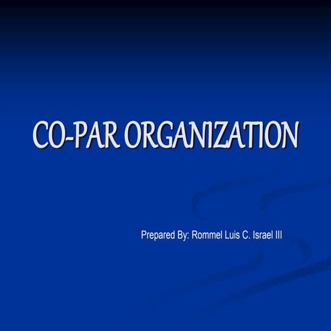 COMMUNITY ORGANIZING-PARTICIPATORY ACTION RESEARCH ORGANIZATIONAL CHART ...