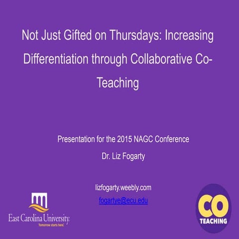 Not Just Gifted on Thursdays: Increasing Differentiation through Collaborativ...