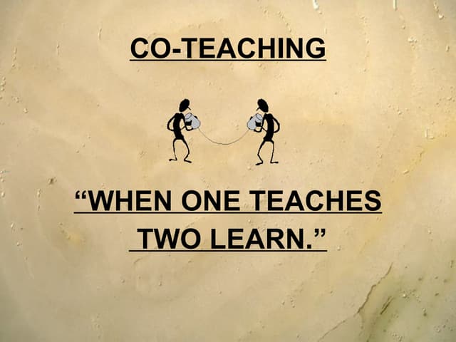 Co teaching