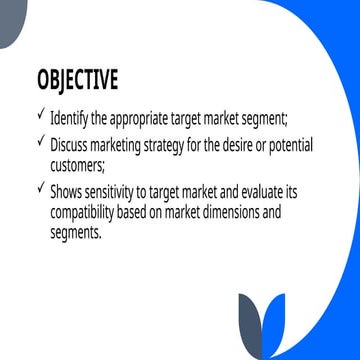 Principles of Marketing CO1 Market Segmentation