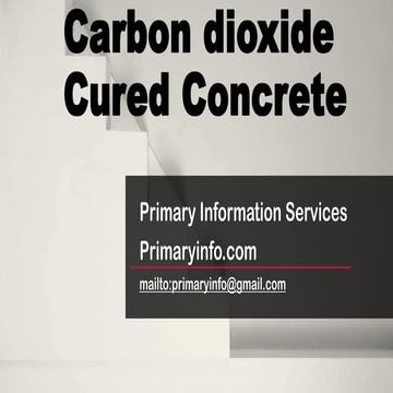 Carbon dioxide cured concrete