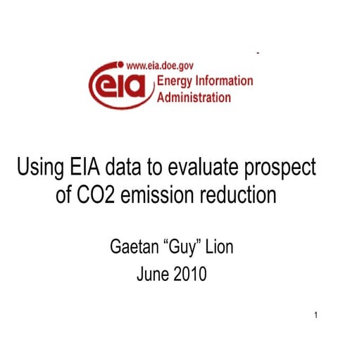Co2 emission prospect