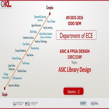 Deep Dive into ASIC Library Design and Programmable ASIC Technologies