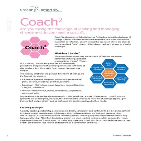 Creating Tomorrow - Coach2
