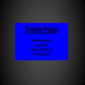 History timeline | PPTX