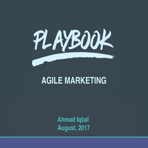 Agile Marketing Framework