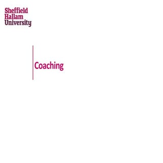 Coaching  - Richard Hughes