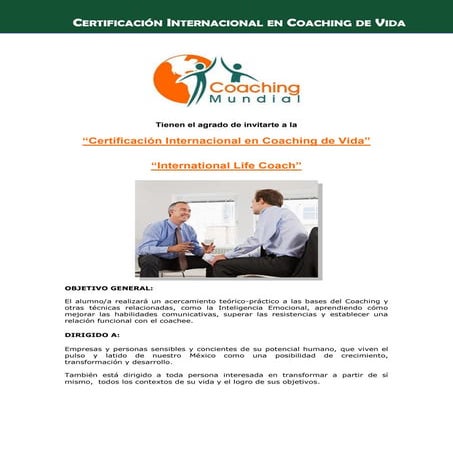 Ficha taller coaching para el liderazgo | PDF