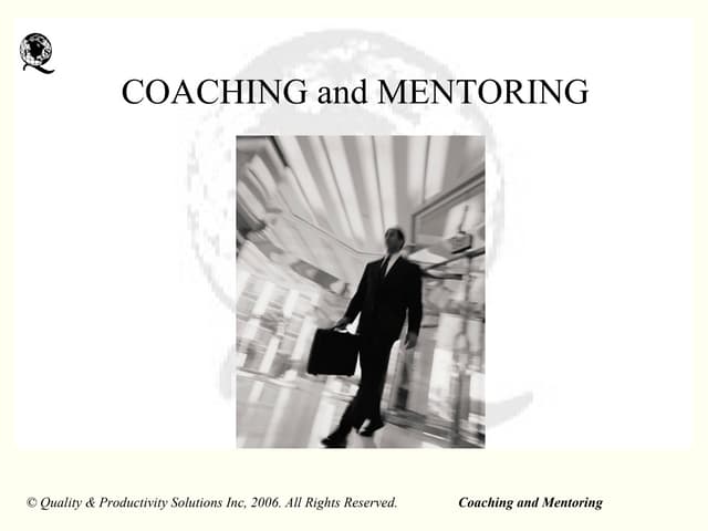 Coaching and mentoring (HRM)