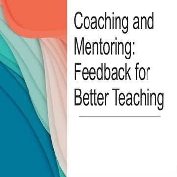 Coaching And Mentoring For Administrative Use Pptx