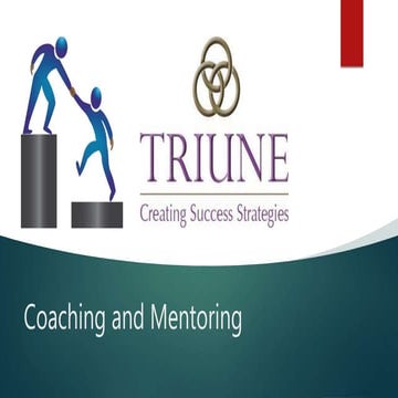 Coaching and mentoring and giving feedback nov 2019