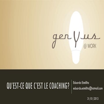 Coaching a quoi sert il?