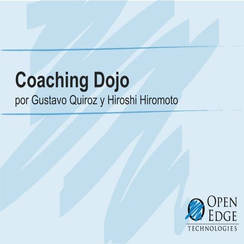 Agile Coaching Dojo | PDF