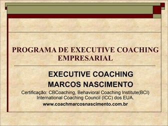 Coaching education
