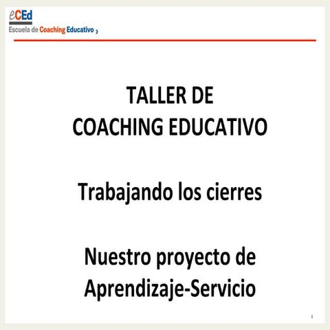Coaching educativo sesion cierre aps