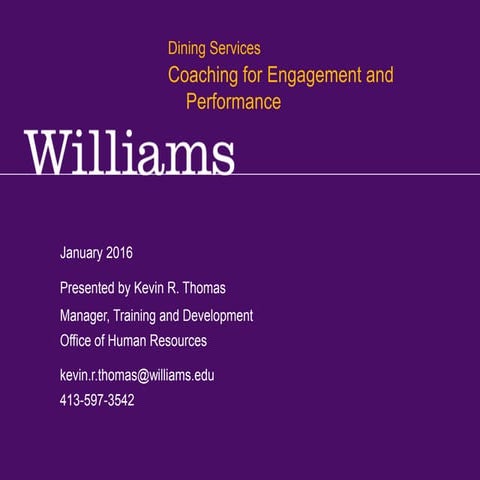 Coaching for Engagement 