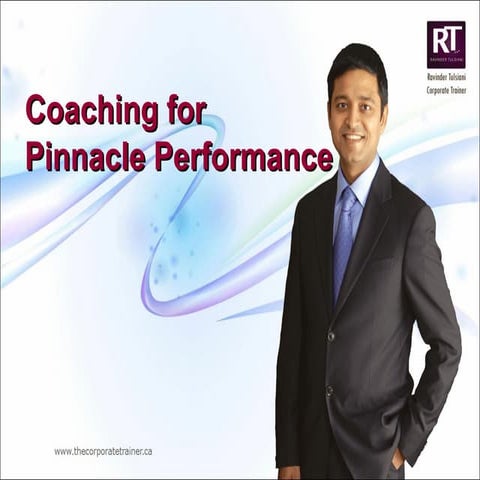 Coaching For Pinacle Performance By Ravinder Tulsiani
