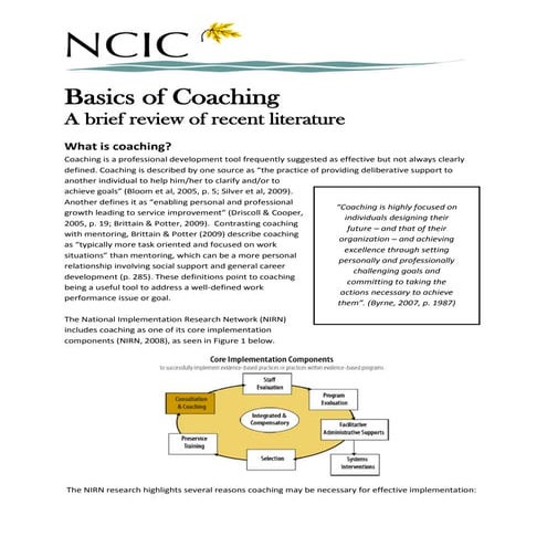 Coaching literaturereview0310