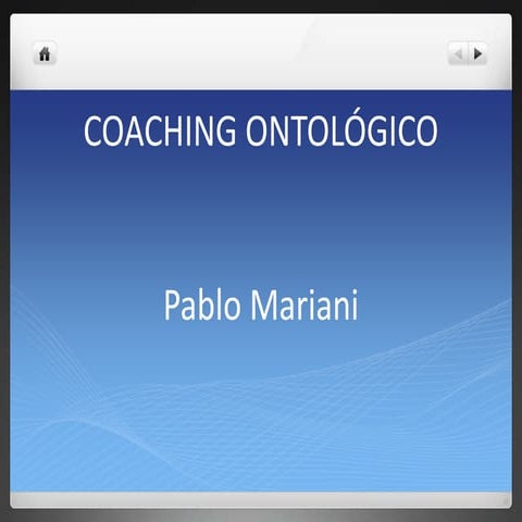 Coaching ontológico
