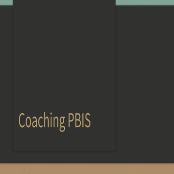 Coaching pbis