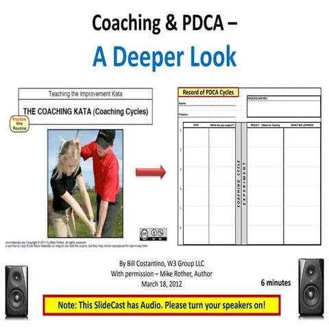 Toyota Kata Coaching & PDCA