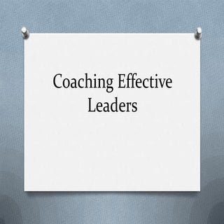 Coaching presentation