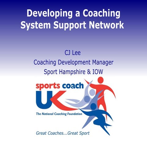 Coaching System Support Network Presentation | PPT