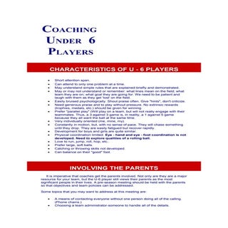 Coaching U-6