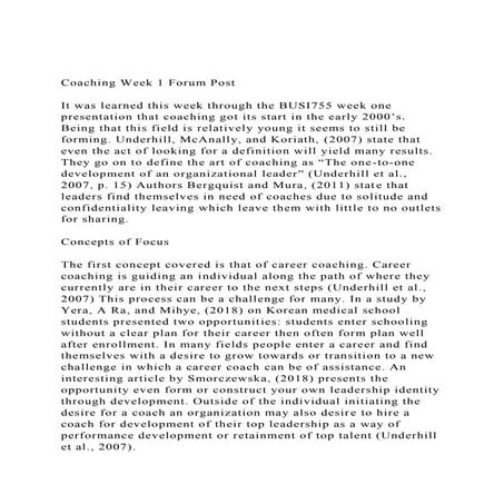 Coaching Week 1 Forum PostIt was learned this week through t.docx