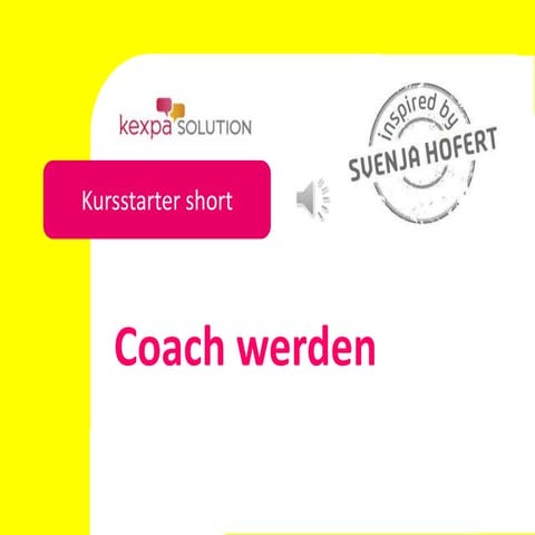 Coach werden 