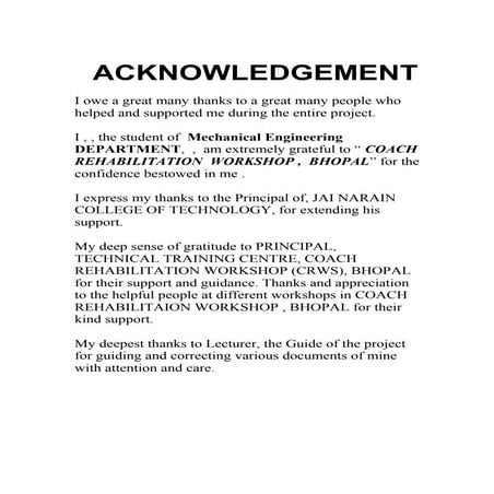 Coach rehabilitation workshop bhopal (crws)