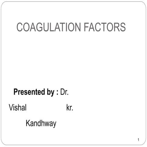 Coagulation factors