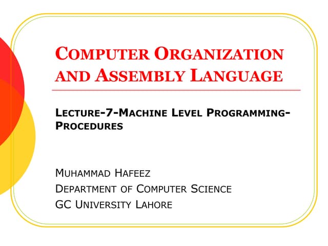 Co&amp;al lecture-07