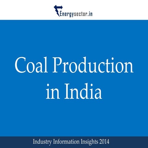 Coal Production in India