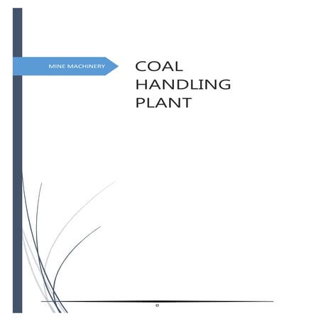 Coal handling plant